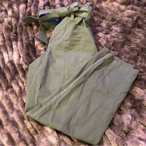 Paperbag ankle pants